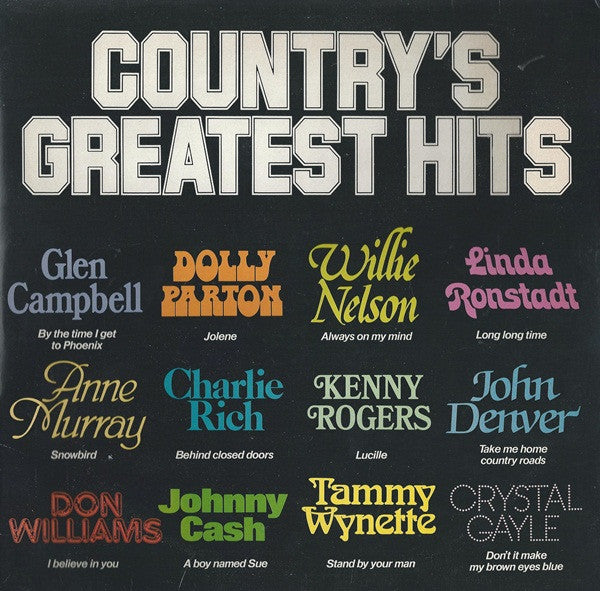 Various : Country's Greatest Hits (2xLP, Comp, Gat)