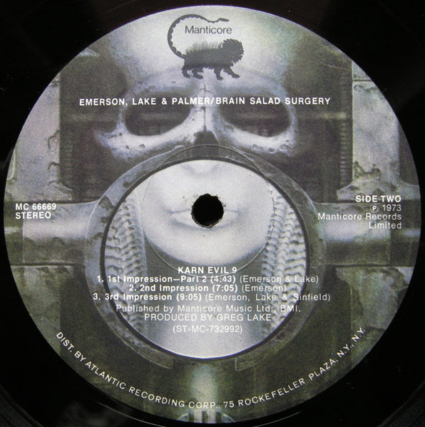 Emerson, Lake & Palmer : Brain Salad Surgery (LP, Album, SRC)