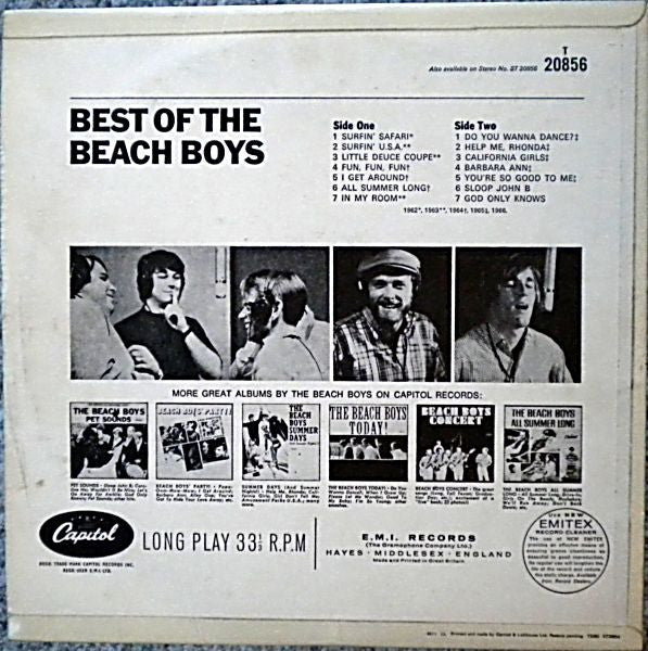 The Beach Boys : Best Of The Beach Boys (LP, Comp, Mono)