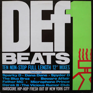 Various : Def Beats 1 (LP, Comp)