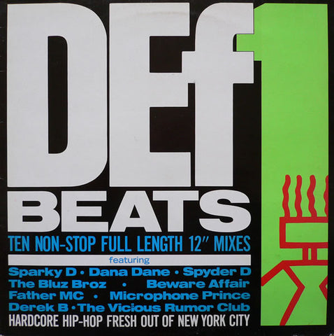 Various : Def Beats 1 (LP, Comp)