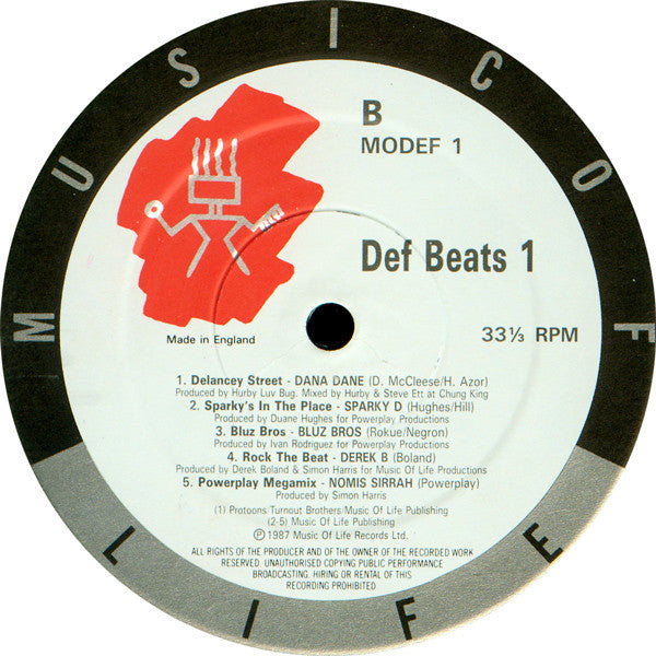 Various : Def Beats 1 (LP, Comp)