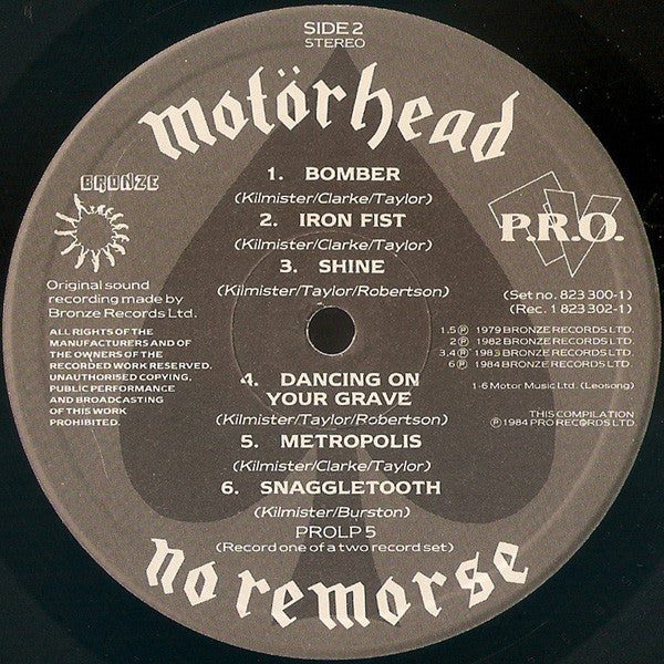 Motörhead : No Remorse (2xLP, Comp, Ltd, S/Edition, Lea)