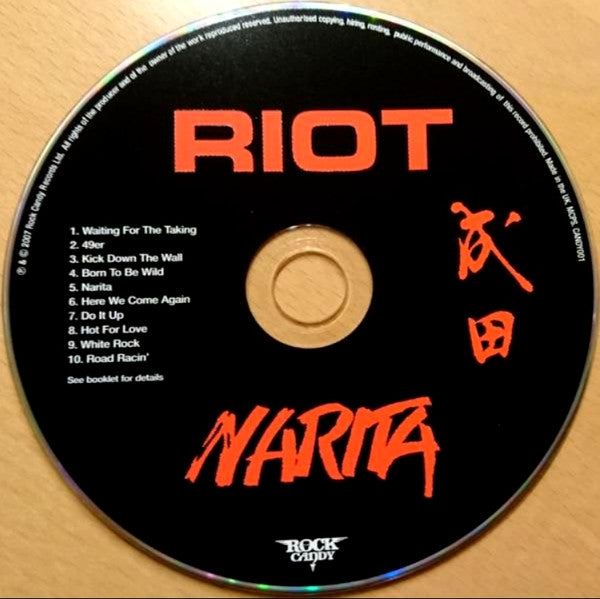 Riot (4) : Narita (CD, Album, RE, RM)