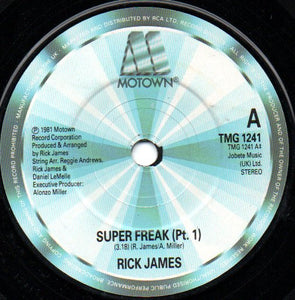 Rick James : Super Freak (7", Single, Sol)