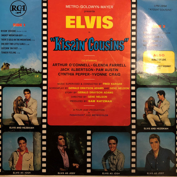 Elvis Presley : Kissin' Cousins (LP, Album, Mono)