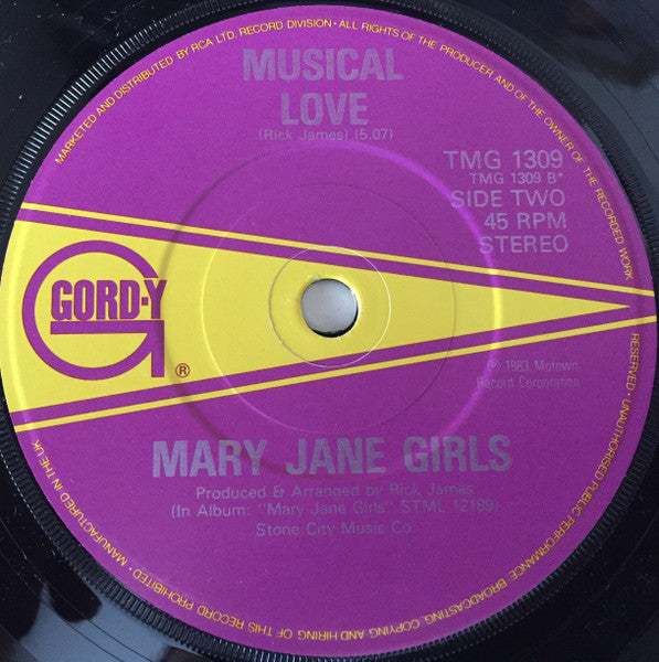 Mary Jane Girls : All Night Long (7", Single)