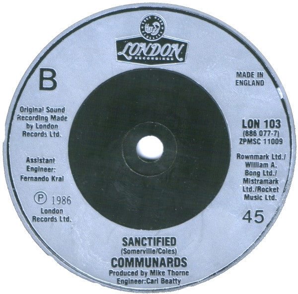 Communards* With Sarah Jane Morris : Don't Leave Me This Way   (7", Single, Sil)