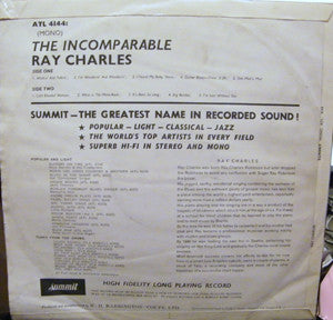 Ray Charles : The Incomparable (LP, Comp, Mono)