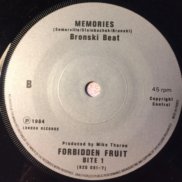 Bronski Beat : Smalltown Boy (7", Single, Sil)