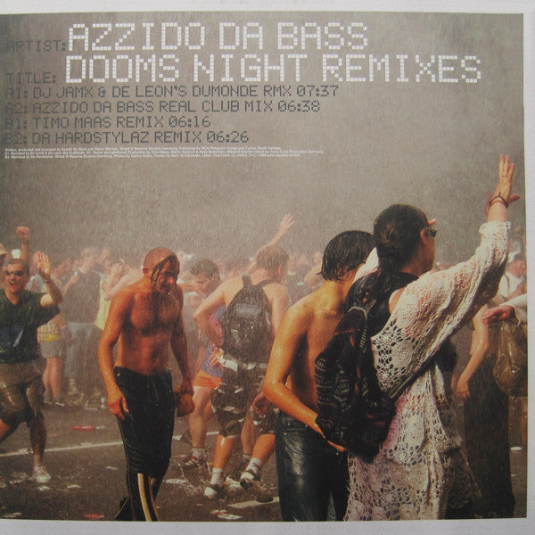 Azzido Da Bass : Dooms Night (Remixes) (12")