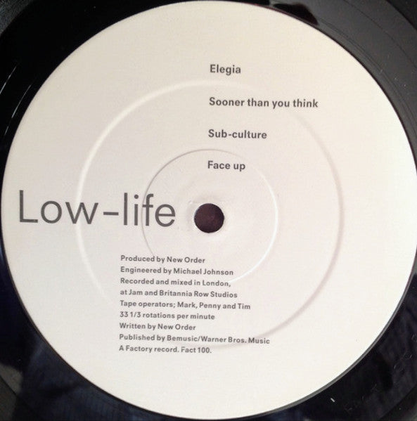 New Order : Low-life (LP, Album, Lyn)