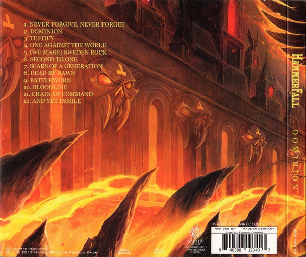 HammerFall : Dominion (CD, Album, Ltd, Dig)