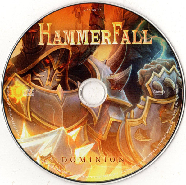 HammerFall : Dominion (CD, Album, Ltd, Dig)