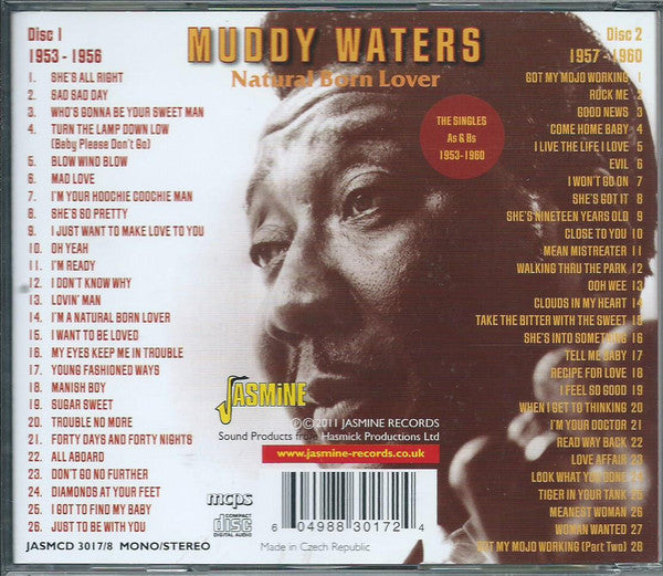 Muddy Waters : Natural Born Lover (2xCD, Comp, Mono)