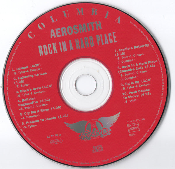 Aerosmith : Rock In A Hard Place (CD, Album, RE, RM)