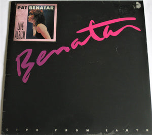 Pat Benatar : Live From Earth (LP, Album)