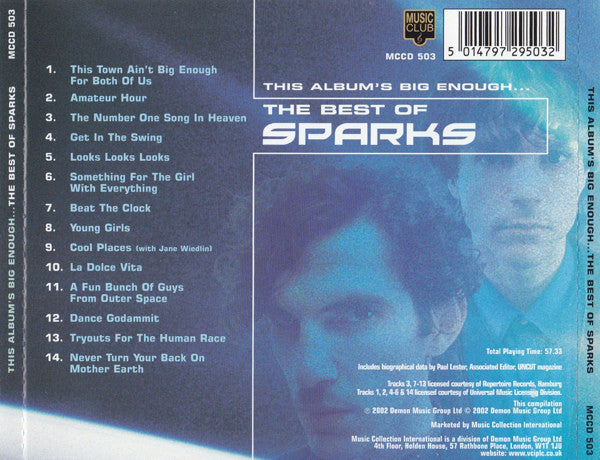 Sparks : This Album's Big Enough... The Best Of Sparks (CD, Comp)