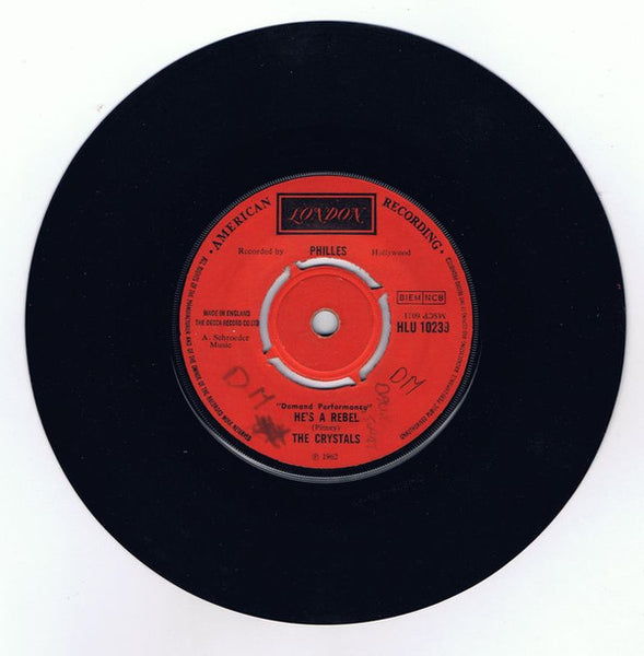 The Crystals : He's A Rebel / Da Doo Ron Ron (7", Single)