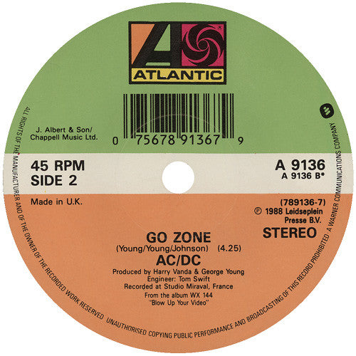 AC/DC : Heatseeker (7", Single, Pap)