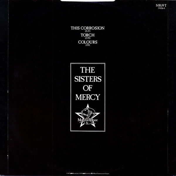 The Sisters Of Mercy : This Corrosion (12", Single, PRS)