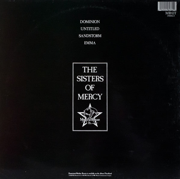 The Sisters Of Mercy : Dominion (12")