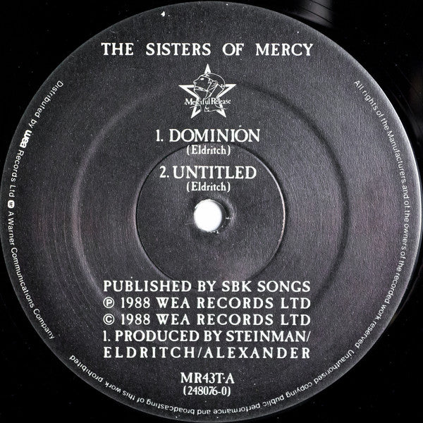 The Sisters Of Mercy : Dominion (12")