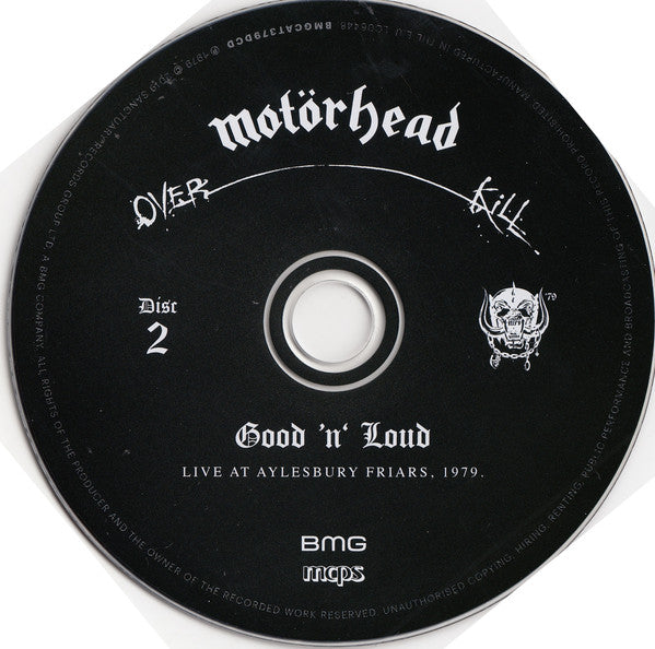 Motörhead : Overkill (CD, Album, RE, RM + CD, Album + Dlx, Dig)