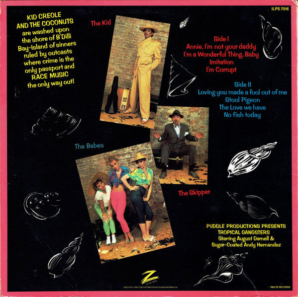 Kid Creole & The Coconuts* : Tropical Gangsters (LP, Album)