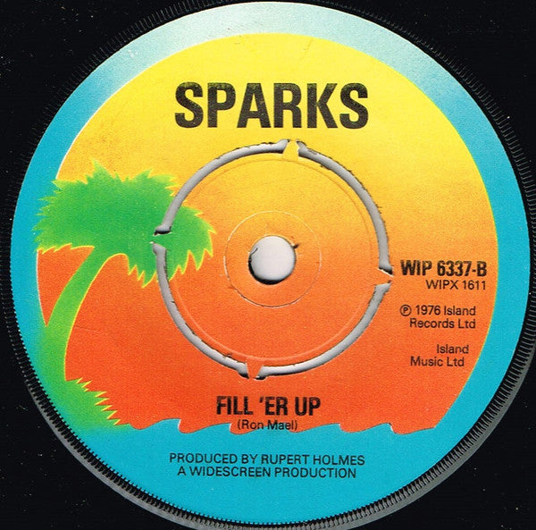 Sparks : Big Boy (7", Single)