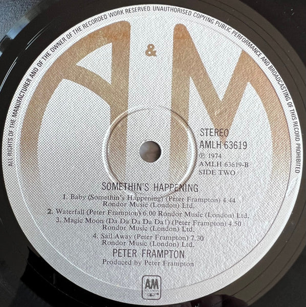 Peter Frampton : Somethin's Happening (LP, Album)