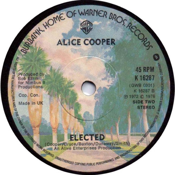 Alice Cooper : School's Out (7", RE, Bur)