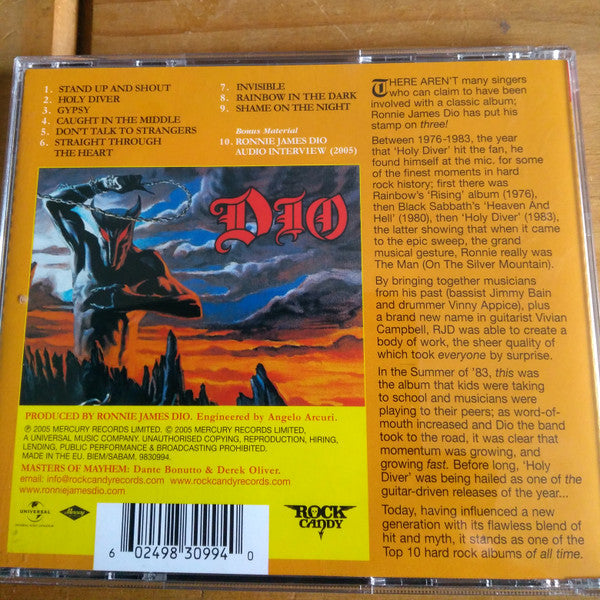 Dio (2) : Holy Diver (CD, Album, RE, RM)