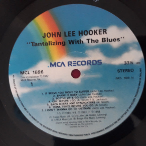 John Lee Hooker : Tantalizing With The Blues (LP, Comp, M/Print)