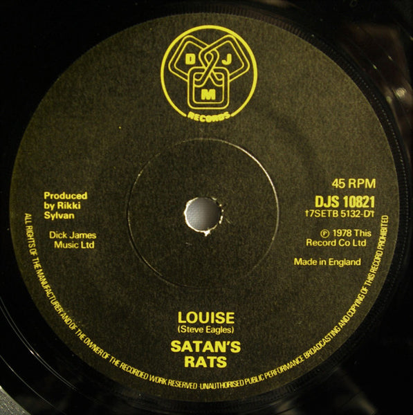 Satans Rats* : Year Of The Rats (7", Single)