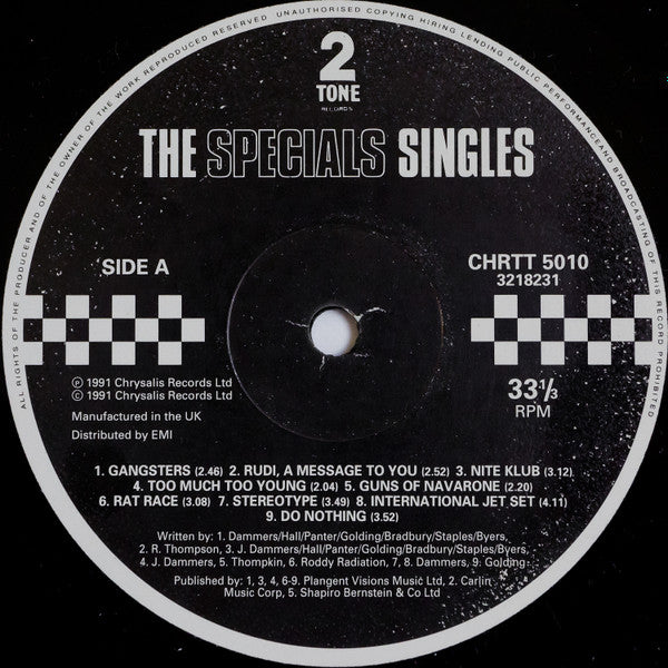 The Specials : Singles (LP, Comp)