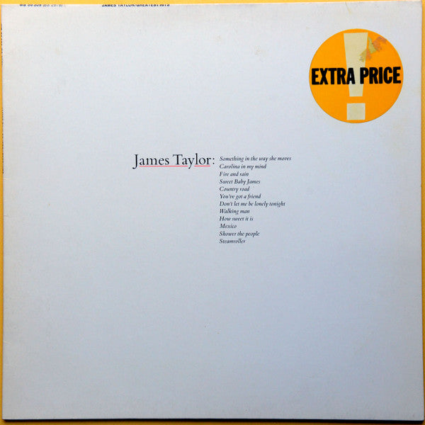 James Taylor (2) : James Taylor's Greatest Hits (LP, Comp, RE)