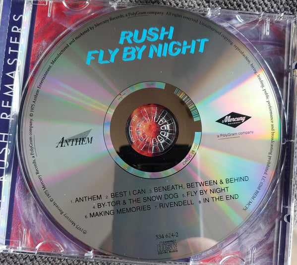 Rush : Fly By Night (CD, Album, RE, RM, RP)