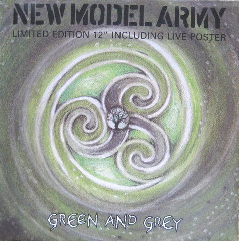 New Model Army : Green And Grey (12", Ltd, Pos)