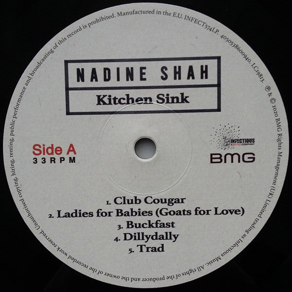 Nadine Shah : Kitchen Sink (LP, Album, Gat)