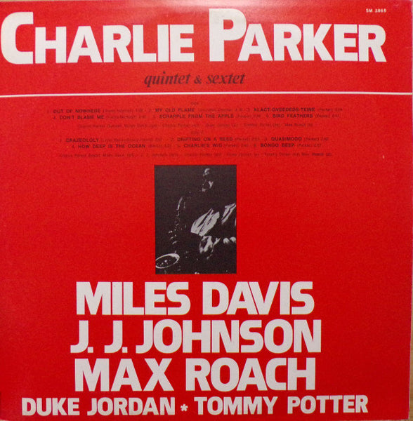 Charlie Parker : Quintet & Sextet Volume 3 (LP, Comp)