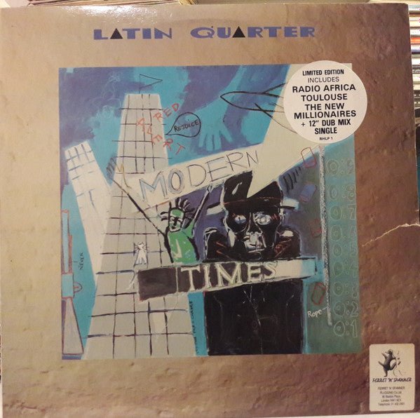 Latin Quarter : Modern Times (LP, Album + 12")