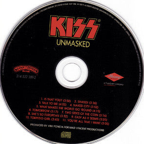 KISS : Unmasked (CD, Album, RE, RM, PMD)