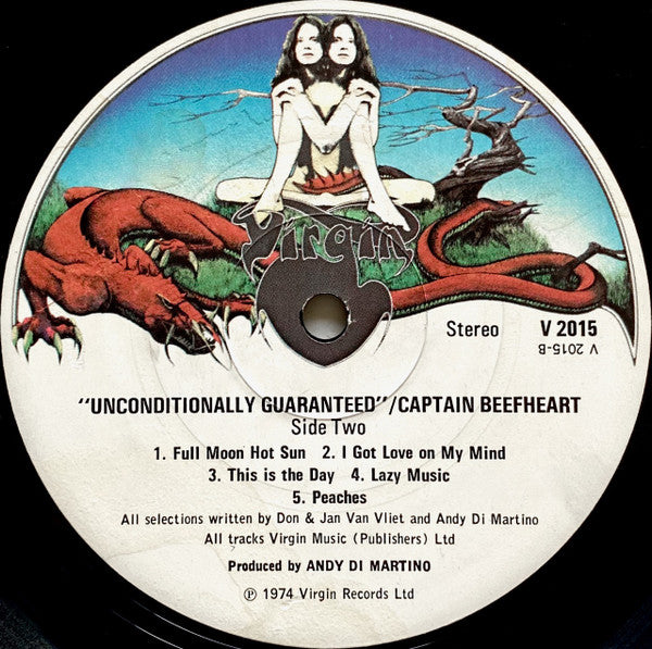 Captain Beefheart And The Magic Band : Unconditionally Guaranteed (LP, Album)