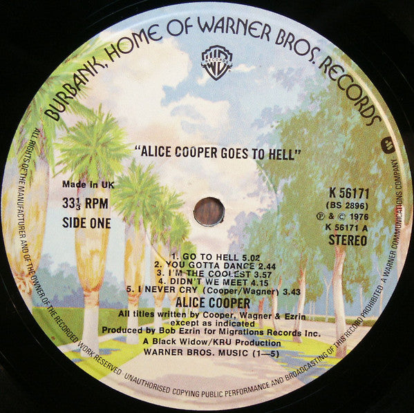 Alice Cooper (2) : Goes To Hell (LP, Album)