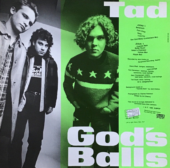 Tad : God's Balls (LP, Album)