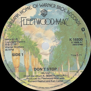 Fleetwood Mac : Don't Stop (7", Single)