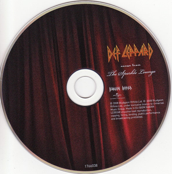 Def Leppard : Songs From The Sparkle Lounge (CD, Album, Sup)