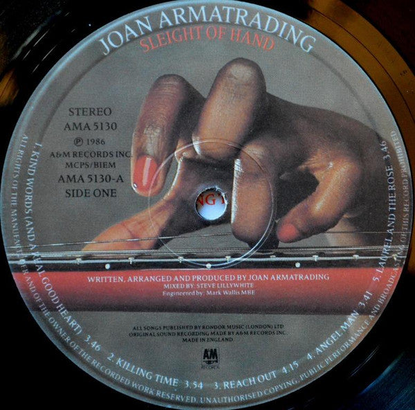 Joan Armatrading : Sleight Of Hand (LP, Album)