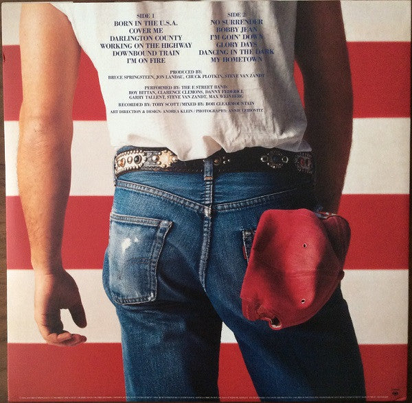 Bruce Springsteen : Born In The U.S.A. (LP, Album, RE, RM, 180)